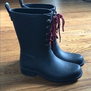 Merona Women’s Black Rain boots